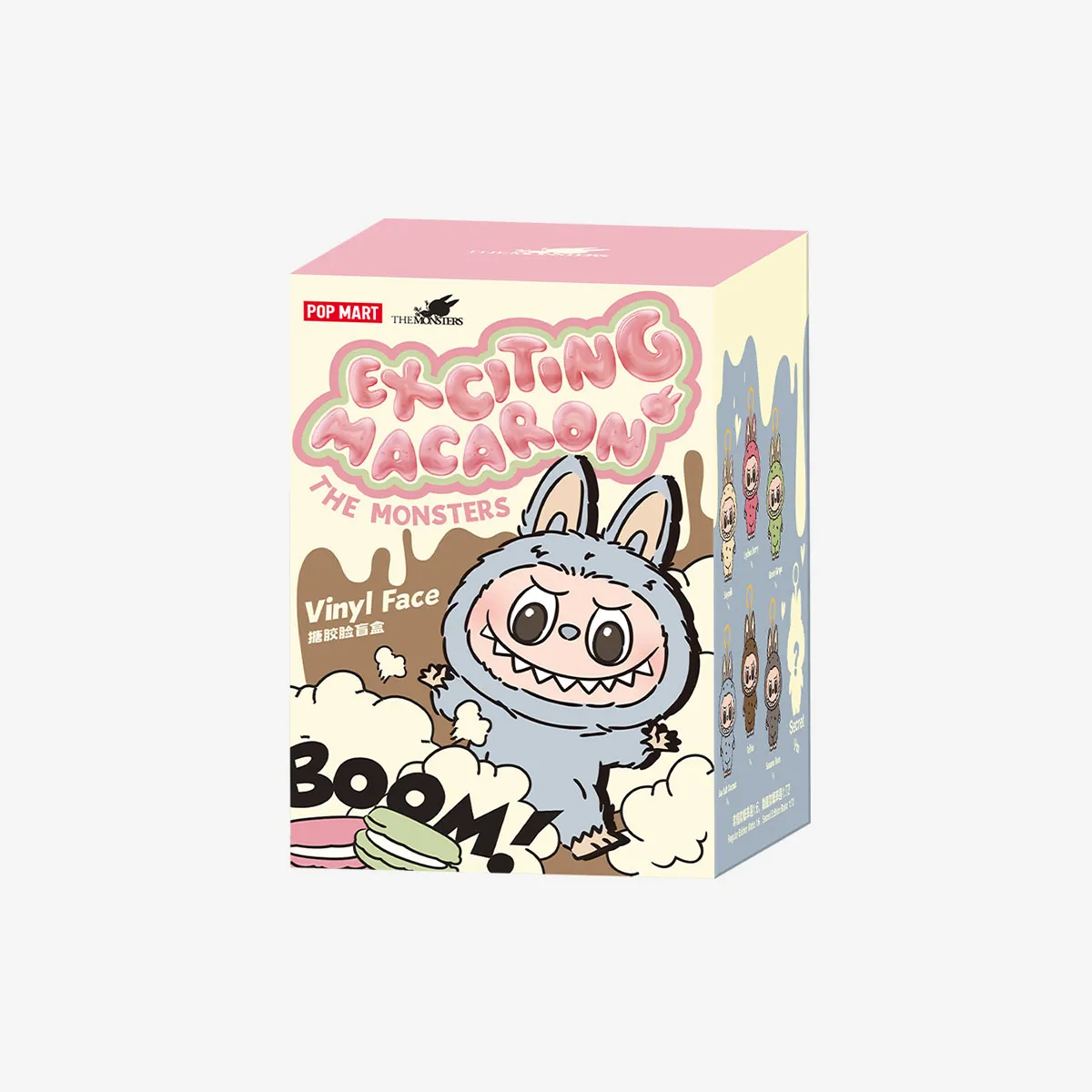 Pop Mart Labubu The Monsters Exciting Macaron Vinyl Plush Pendant Single Blind Box