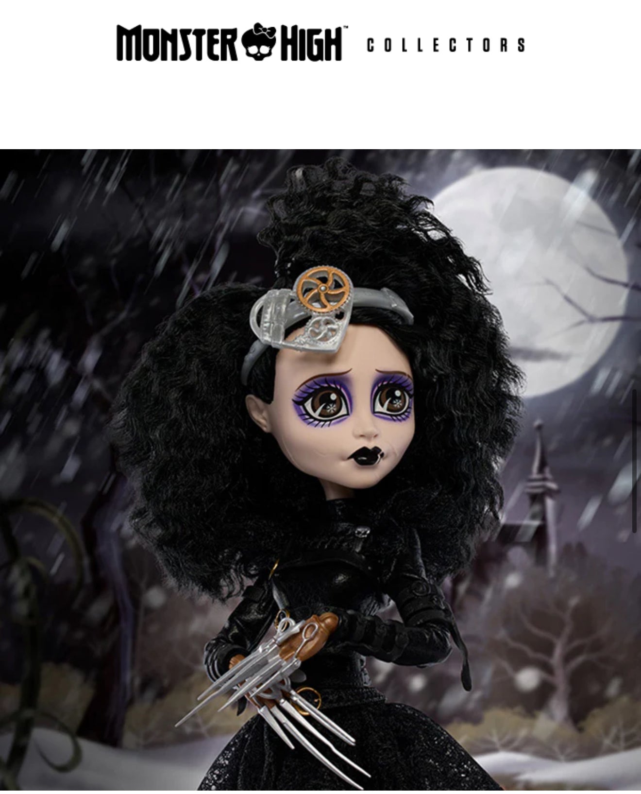 Monster high Skullcollector✂️ Edward Scissorhands Doll ✂️ Brandnew Sealed Box