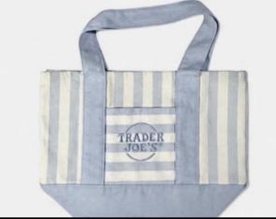 Trader Joe’s Stripped Mini Tote Bag 