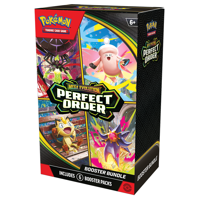Pokémon TCG: Mega Evolution-Perfect Order Booster Bundle (6 Packs)