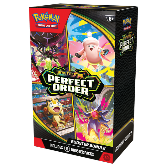 Pokémon TCG: Mega Evolution-Perfect Order Booster Bundle (6 Packs)