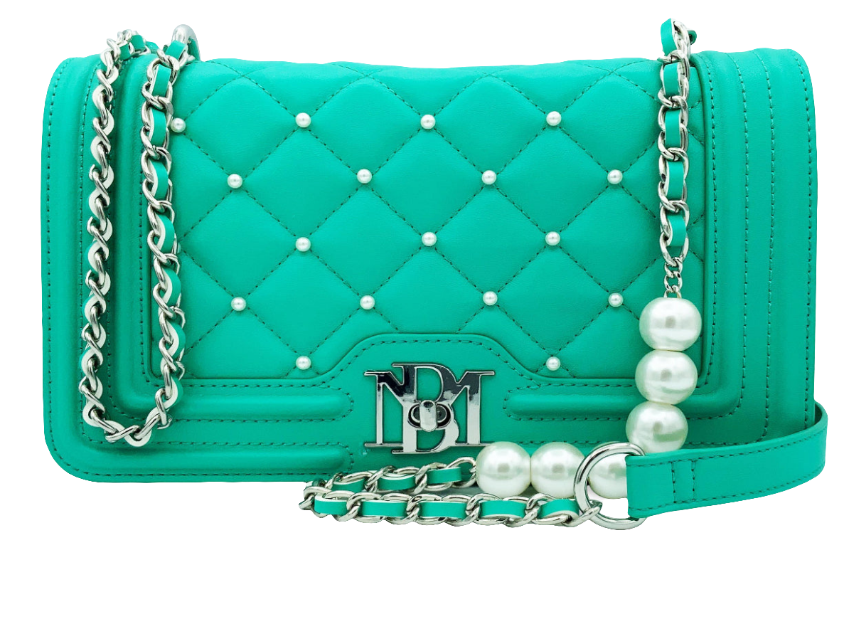 Badgley Mischka Crossbody Bag with Pearls