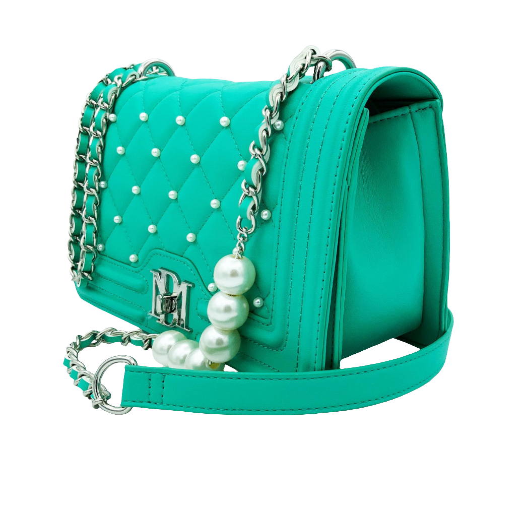 Badgley Mischka Crossbody Bag with Pearls