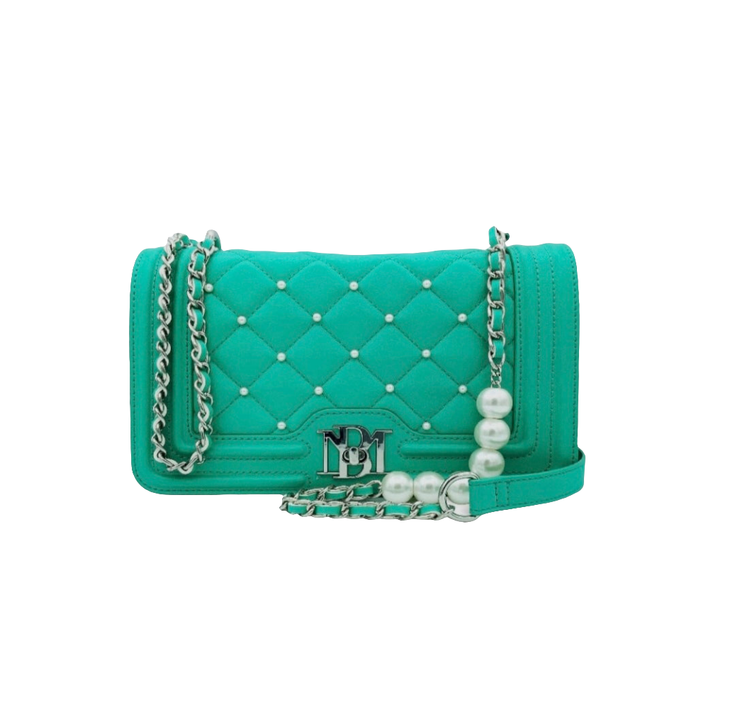 Badgley Mischka Crossbody Bag with Pearls