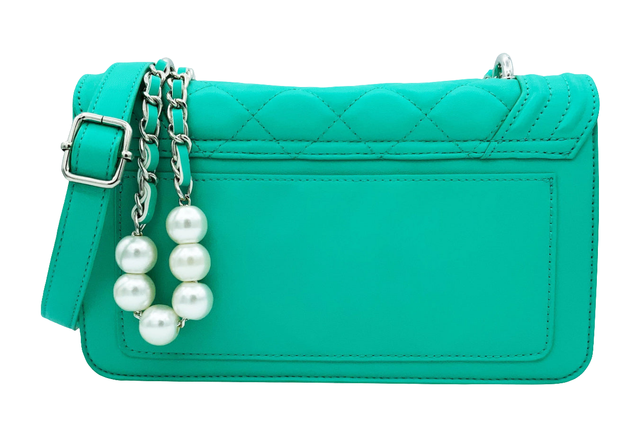 Badgley Mischka Crossbody Bag with Pearls