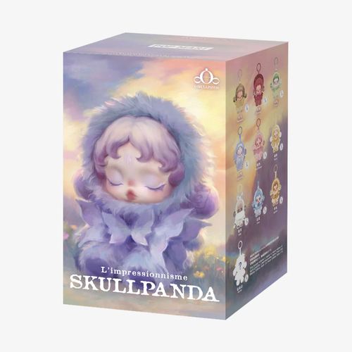 "Amber" Pop Mart L'impressionnisme θSKULLPANDA Series Plush Doll Single Blind Box
