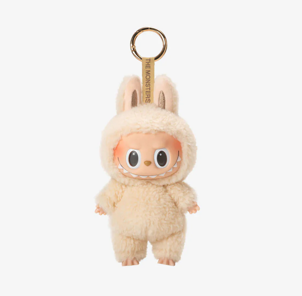 "Soy Milk" Pop Mart Labubu The Monsters Exciting Macaron Vinyl Plush Pendant Single Blind Box