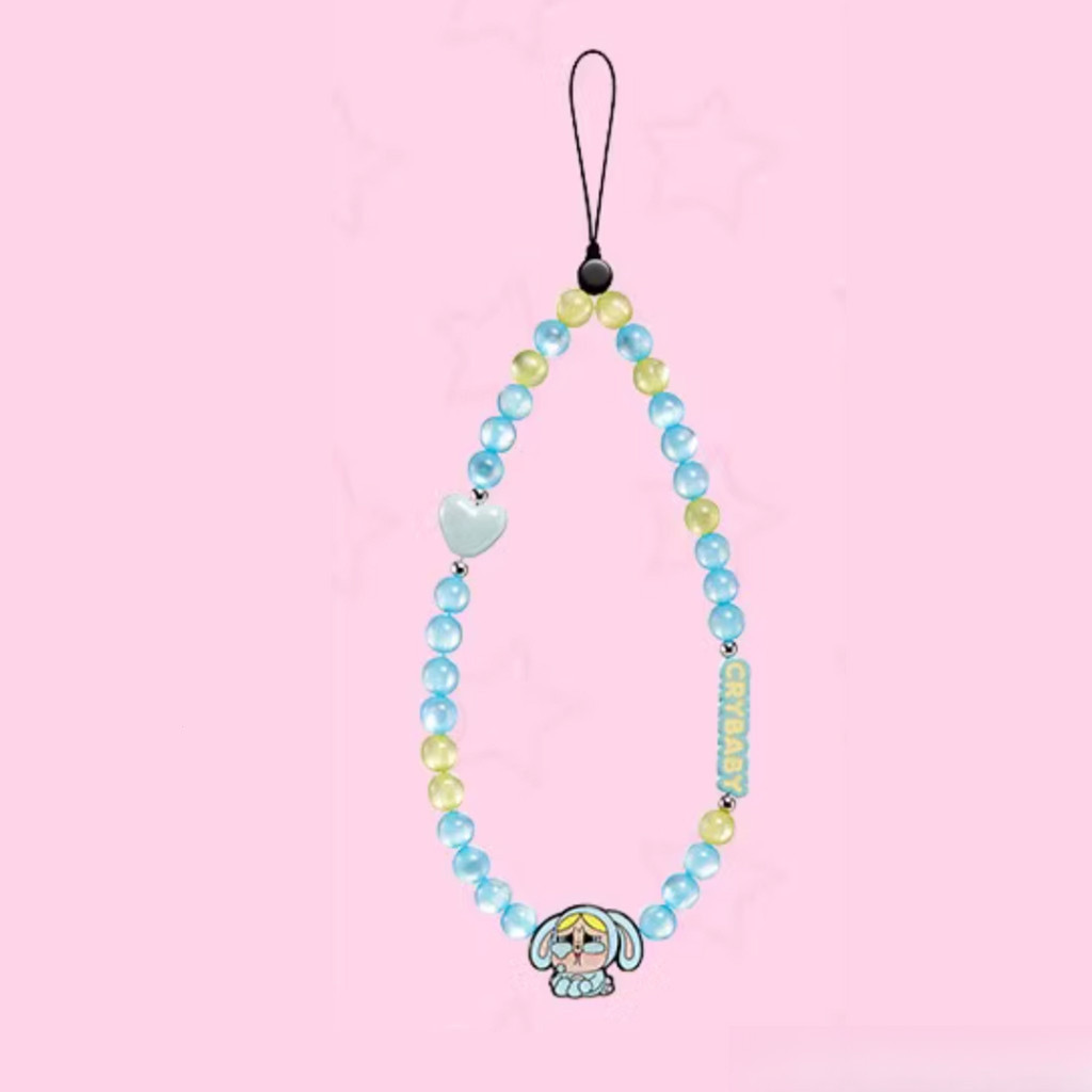 Pop Mart CRYBABY x Powerpuff Girls Series Phone Charm Single Blind Box