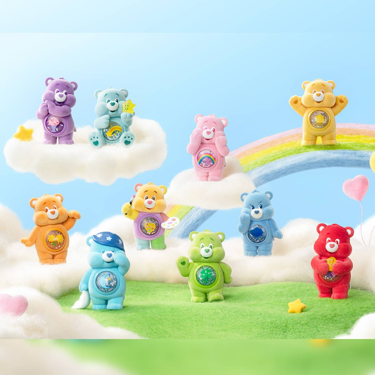 Pop Mart Care Bears Colorful Hugs Series Figures Single Blind Box