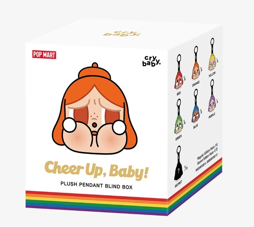 Pop Mart CRYBABY CHEER UP, BABY! Series Plush Pendant