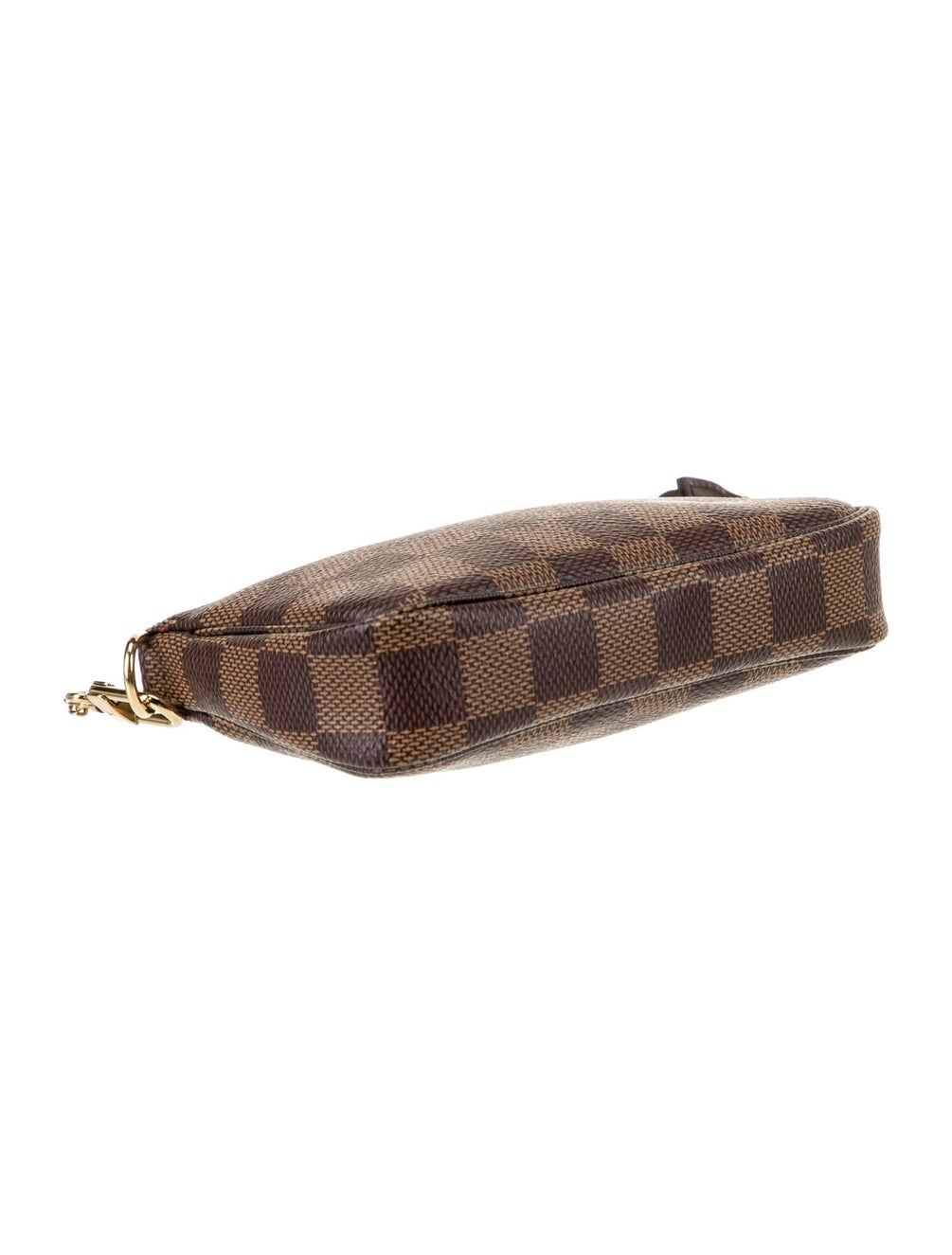Louis Vuitton

Damier Ebene Mini Pochette Top Handle Bag