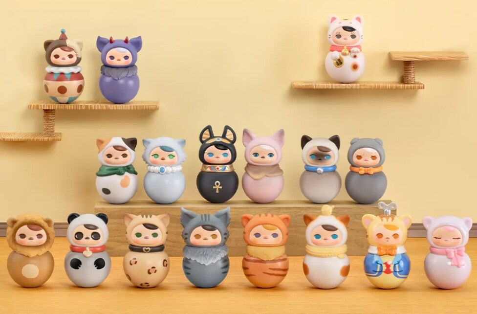 PUCKY Roly-Poly Kitty Series Figures